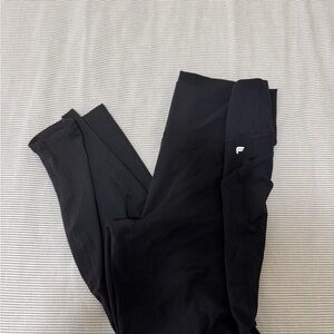 Black Leggings with Logo